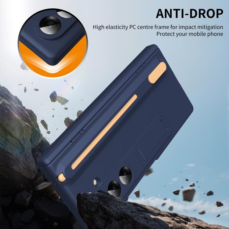 Jinghong Foldable Holder Hinge Shockproof Phone Case with Pen, For Galaxy Z Fold8 Ultra 5G
