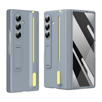 Jinghong Foldable Holder Hinge Shockproof Phone Case with Pen, For Galaxy Z Fold8 Ultra 5G