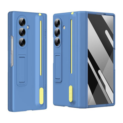 Jinghong Foldable Holder Hinge Shockproof Phone Case with Pen, For Galaxy Z Fold8 Ultra 5G