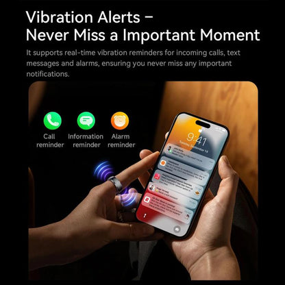SY15 SIZE 9 Smart Ring, Supports Health Monitoring / Gesture Control
