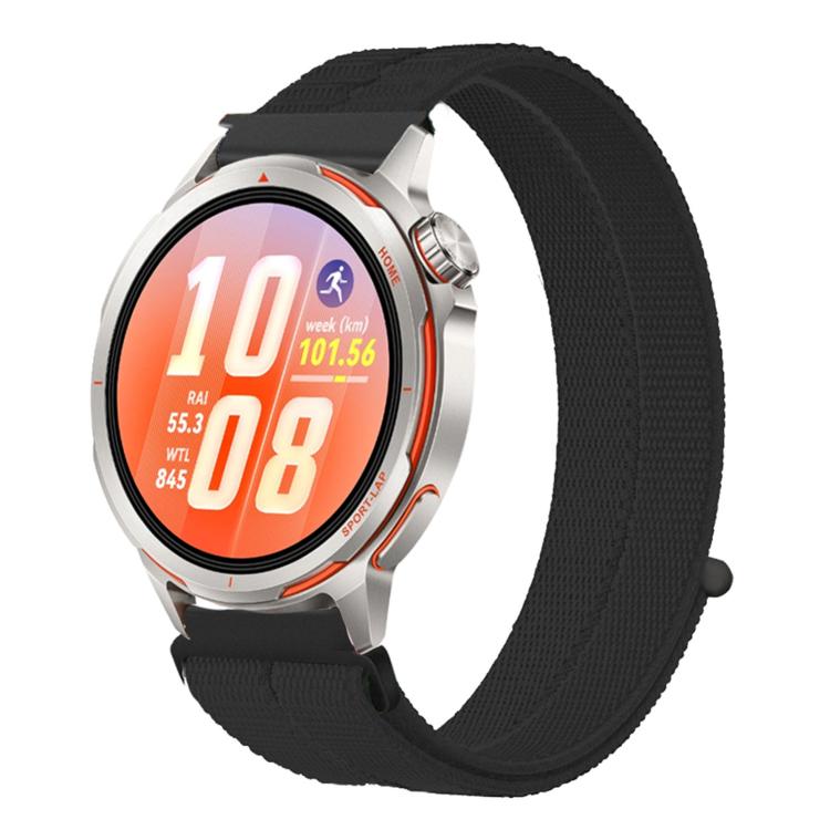 Feather Yarn Stitched Nylon Loop Watch Band, 22mm, 20mm