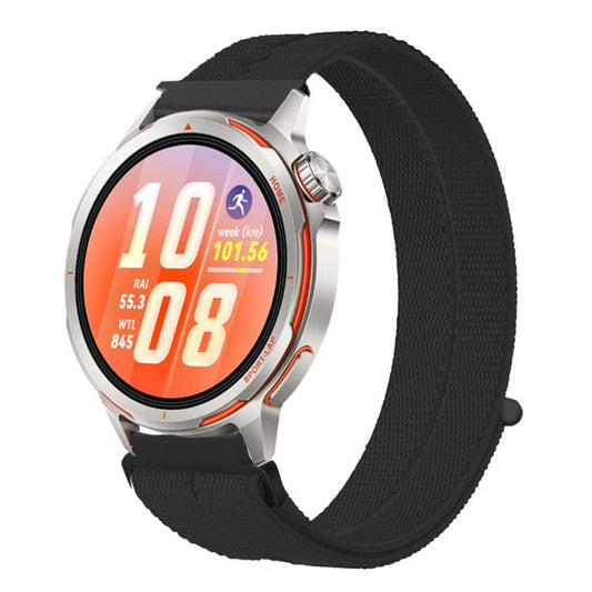 Feather Yarn Stitched Nylon Loop Watch Band, 22mm, 20mm