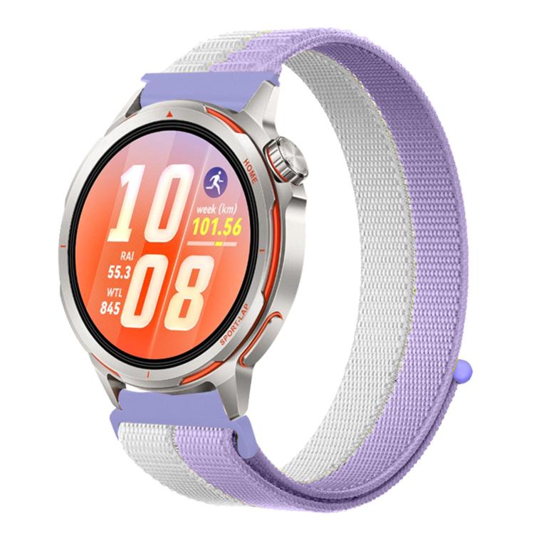 Feather Yarn Stitched Nylon Loop Watch Band, 22mm, 20mm