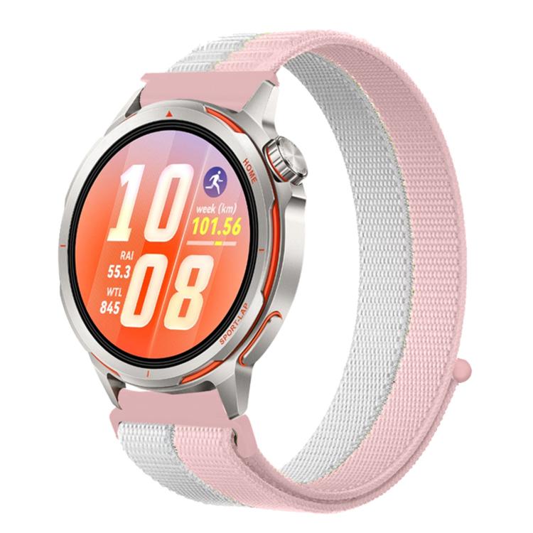 Feather Yarn Stitched Nylon Loop Watch Band, 22mm, 20mm