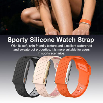 KR96 Pro Screenless Smart Bracelet Silicone Strap, Support Health Monitoring / Multiple Sports Modes