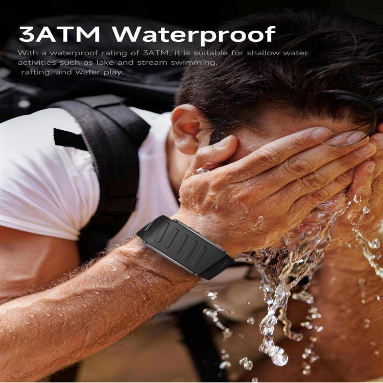 KR96 Pro Screenless Smart Bracelet Silicone Strap, Support Health Monitoring / Multiple Sports Modes