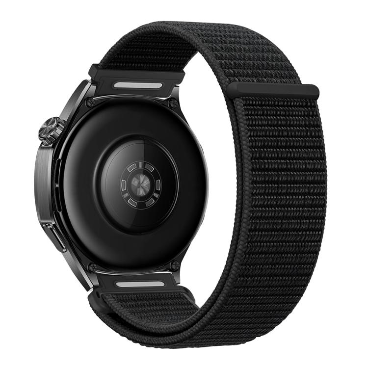 Press Button Quick Release Nylon Hook And Loop Fastener Watch Band, 18mm, 20mm, 22mm