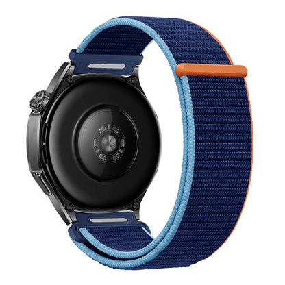 Press Button Quick Release Nylon Hook And Loop Fastener Watch Band, 18mm, 20mm, 22mm
