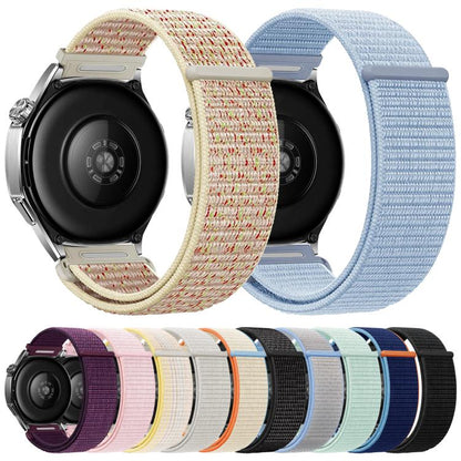 Press Button Quick Release Nylon Hook And Loop Fastener Watch Band, 18mm, 20mm, 22mm