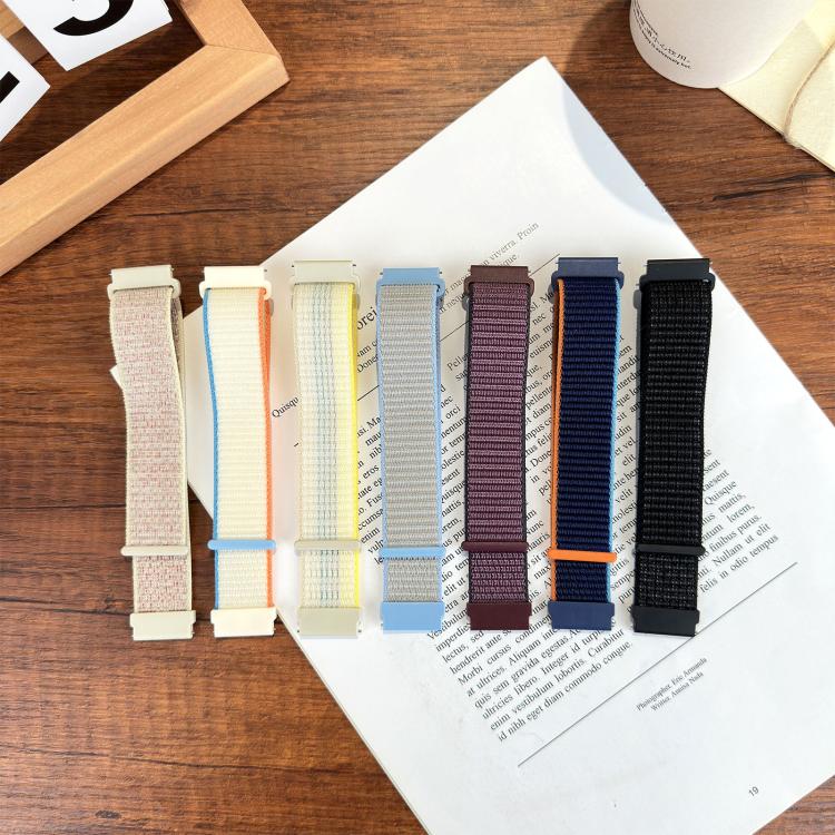 Press Button Quick Release Nylon Hook And Loop Fastener Watch Band, 18mm, 20mm, 22mm