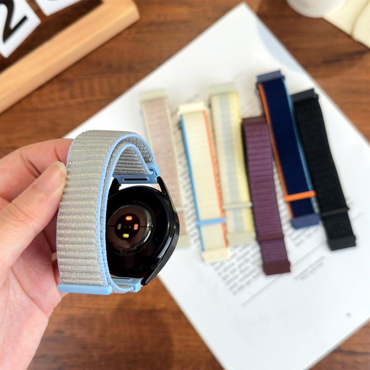 Press Button Quick Release Nylon Hook And Loop Fastener Watch Band, 18mm, 20mm, 22mm