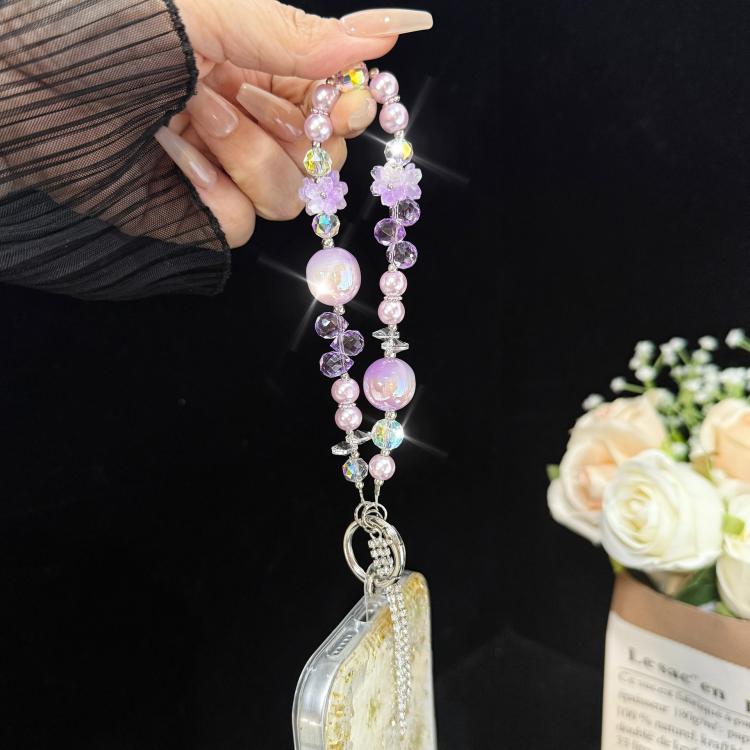 Tassel Pendant Heidi Bead Crystal Chain, Red, Purple, Blue