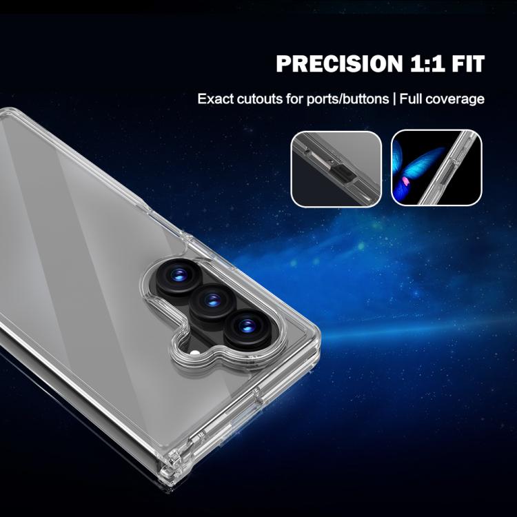 LeReach TOC Clear Series Composite Armor TPU Acrylic Hybrid Shockproof Phone Case, For Galaxy Z Fold8 Ultra  5G