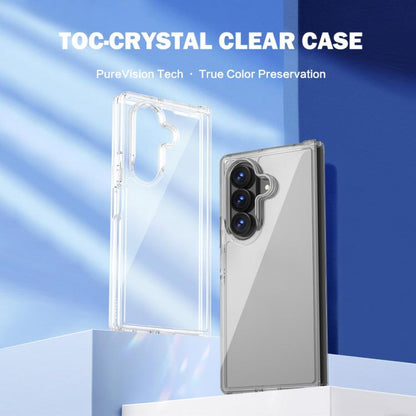 LeReach TOC Clear Series Composite Armor TPU Acrylic Hybrid Shockproof Phone Case, For Galaxy Z Fold8 Ultra  5G