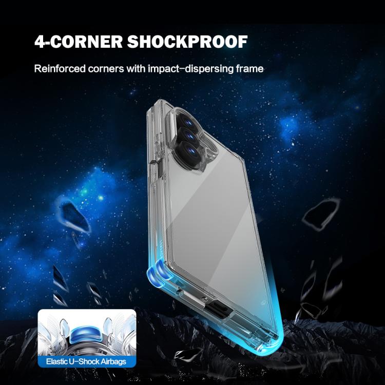 LeReach TOC Clear Series Composite Armor TPU Acrylic Hybrid Shockproof Phone Case, For Galaxy Z Fold8 Ultra  5G