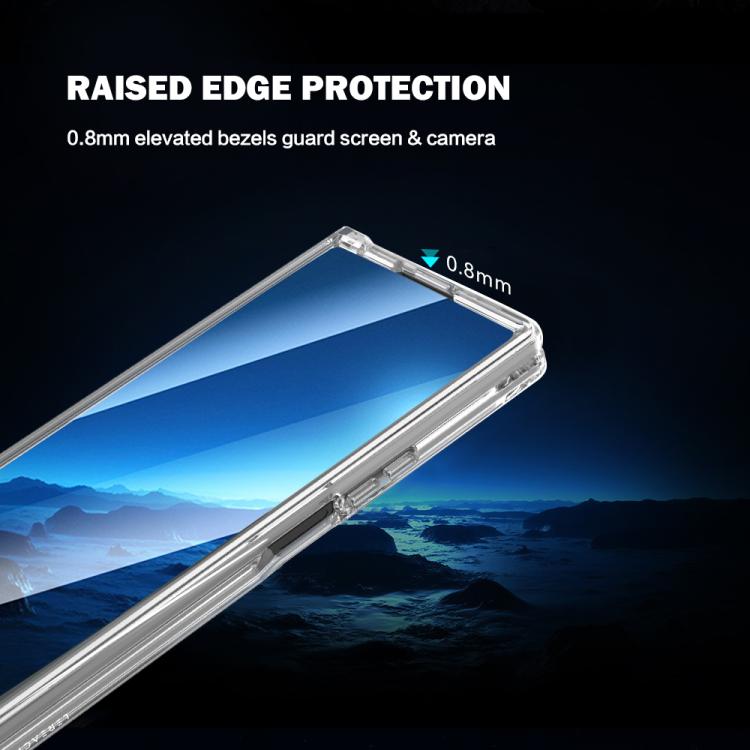 LeReach TOC Clear Series Composite Armor TPU Acrylic Hybrid Shockproof Phone Case, For Galaxy Z Fold8 Ultra  5G