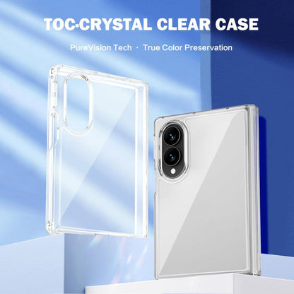 LeReach TOC Clear Series Composite Armor TPU Acrylic Hybrid Shockproof Phone Case, For Galaxy Z Fold8 5G, For Galaxy Z Fold8 Ultra  5G