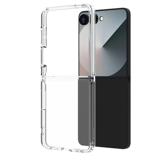 LeReach TOC Clear Series Composite Armor TPU Acrylic Hybrid Shockproof Phone Case, For Galaxy Z  Flip 8 5G