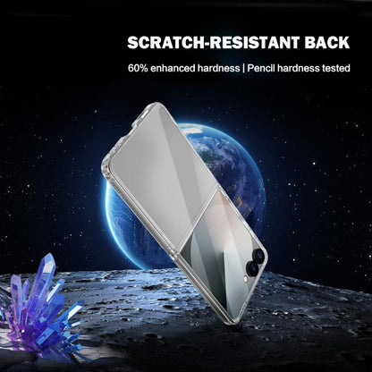 LeReach TOC Clear Series Composite Armor TPU Acrylic Hybrid Shockproof Phone Case, For Galaxy Z  Flip 8 5G