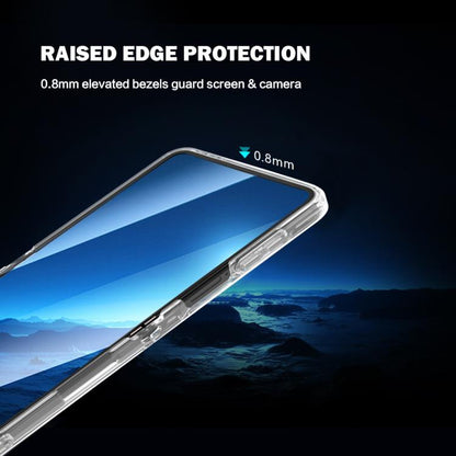 LeReach TOC Clear Series Composite Armor TPU Acrylic Hybrid Shockproof Phone Case, For Galaxy Z  Flip 8 5G