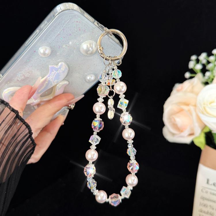 Balloon Dog Crystal Bead Phone Charm, Purple, Pink, Blue