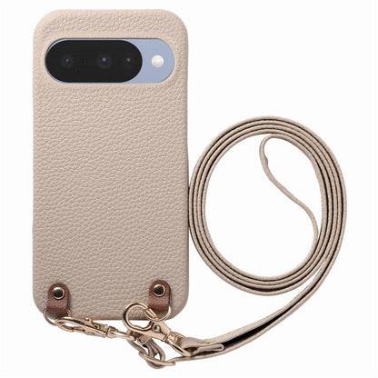Metal Buckle Crossbody Lanyard Litchi Texture PU Back Phone Case, For Google Pixel 10a, For Google Pixel 10 Pro