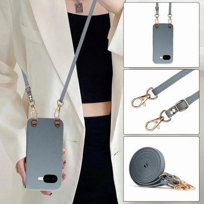 Metal Buckle Crossbody Lanyard Litchi Texture PU Back Phone Case, For Google Pixel 10a, For Google Pixel 10 Pro