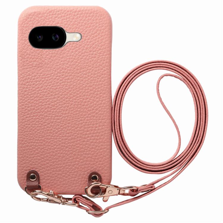 Metal Buckle Crossbody Lanyard Litchi Texture PU Back Phone Case, For Google Pixel 10a, For Google Pixel 10 Pro