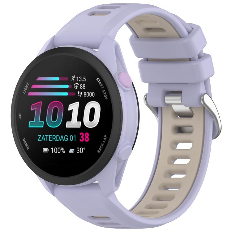Two Color Silicone Sports Quick Release Watch Band, 22mm, 20mm