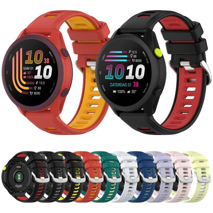 Two Color Silicone Sports Quick Release Watch Band, 22mm, 20mm