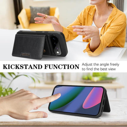 Kalebol Strong MagSafe Magnetic Two-Fold Card Bag Leather Phone Case, For Google Pixel 11 Pro XL, For Google Pixel 11, For Google Pixel 11 Pro