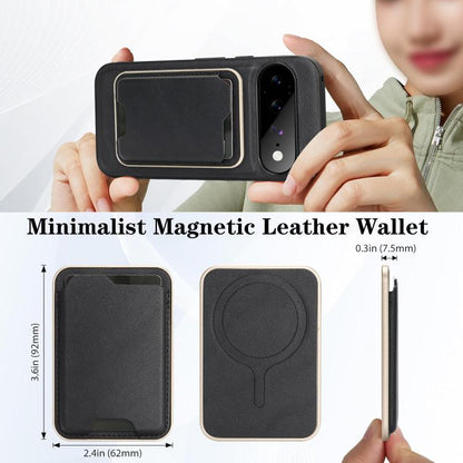 Kalebol Slim MagSafe Ring Magnetic Card Bag Leather Phone Case, For Google Pixel 11 Pro XL, For Google Pixel 11, For Google Pixel 11 Pro