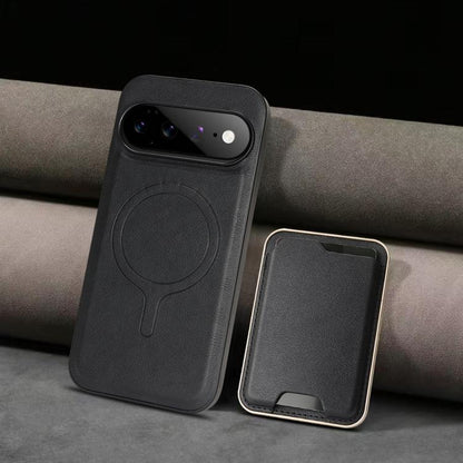 Kalebol Slim MagSafe Ring Magnetic Card Bag Leather Phone Case, For Google Pixel 11 Pro XL, For Google Pixel 11, For Google Pixel 11 Pro
