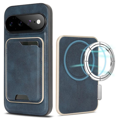Kalebol Slim MagSafe Ring Magnetic Card Bag Leather Phone Case, For Google Pixel 11 Pro XL, For Google Pixel 11, For Google Pixel 11 Pro