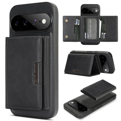 Kalebol Strong Magnetic MagSafe Tri-Fold Wallet Leather Phone Case, For Google Pixel 11 Pro XL, For Google Pixel 11, For Google Pixel 11 Pro
