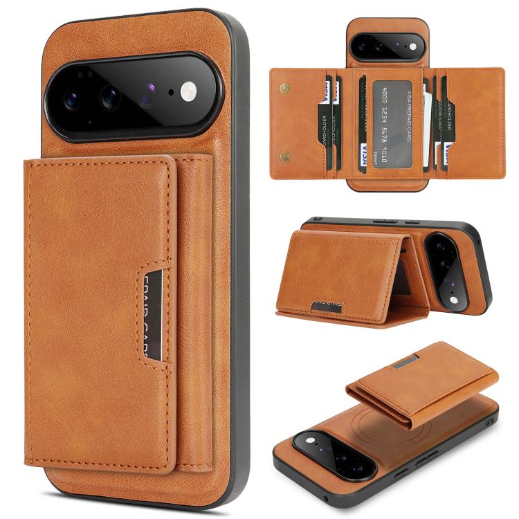 Kalebol Strong Magnetic MagSafe Tri-Fold Wallet Leather Phone Case, For Google Pixel 11 Pro XL, For Google Pixel 11, For Google Pixel 11 Pro