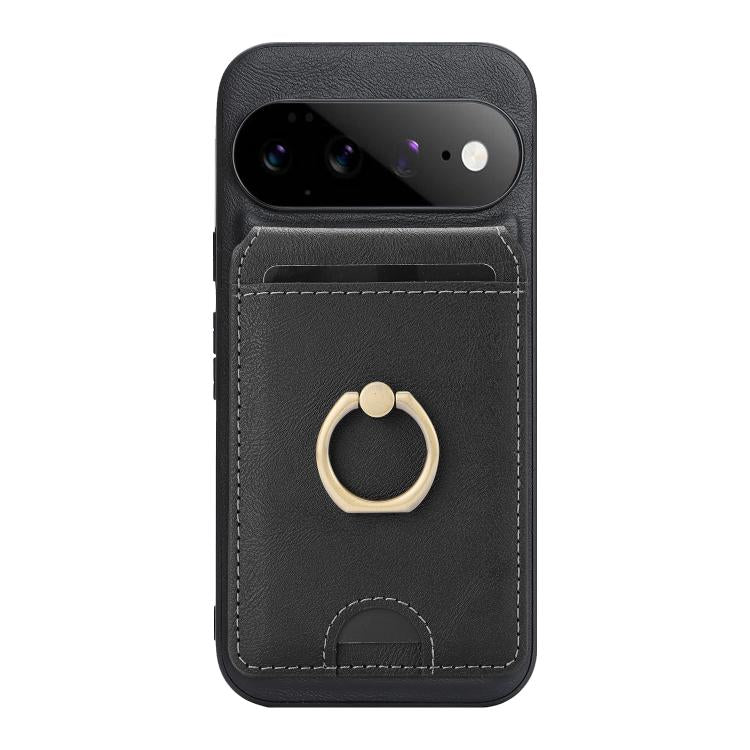 Kalebol Strong MagSafe Ring Magnetic Card Bag Holder Leather Phone Case, For Google Pixel 11 Pro XL, For Google Pixel 11, For Google Pixel 11 Pro