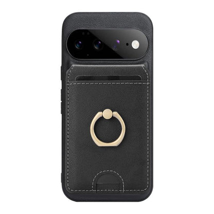 Kalebol Strong MagSafe Ring Magnetic Card Bag Holder Leather Phone Case, For Google Pixel 11 Pro XL, For Google Pixel 11, For Google Pixel 11 Pro