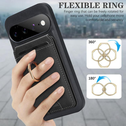 Kalebol Strong MagSafe Ring Magnetic Card Bag Holder Leather Phone Case, For Google Pixel 11 Pro XL, For Google Pixel 11, For Google Pixel 11 Pro