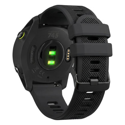Twill Texture Solid Color Silicone Watch Band,, 22mm