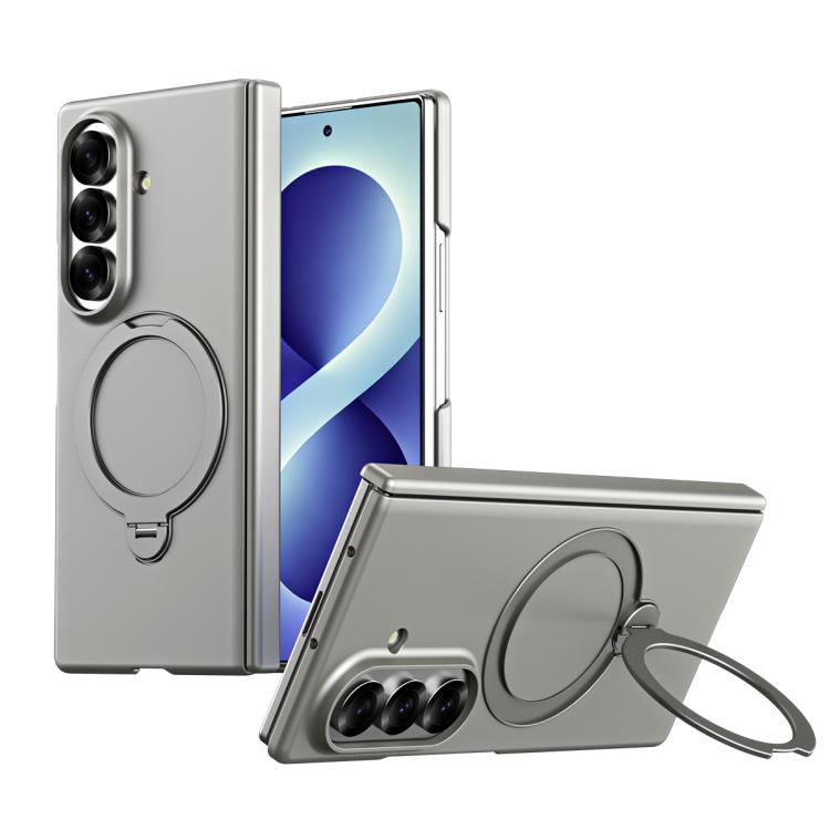 Jihe Magnetic Ring Holder Foldable Integrated Film Phone Case, For Galaxy Z Fold8 5G, For Galaxy Z Fold8 Ultra 5G, For Galaxy Z Fold7, For Galaxy Z Fold6, For Galaxy Z Fold5, For Galaxy Z Fold4