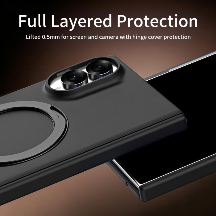 Jihe Magnetic Ring Holder Foldable Integrated Film Phone Case, For Galaxy Z Fold8 5G, For Galaxy Z Fold8 Ultra 5G, For Galaxy Z Fold7, For Galaxy Z Fold6, For Galaxy Z Fold5, For Galaxy Z Fold4
