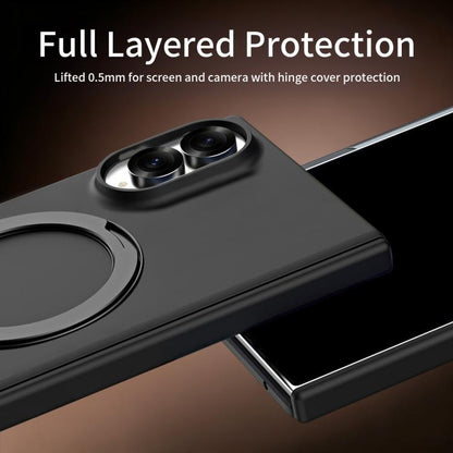 Jihe Magnetic Ring Holder Foldable Integrated Film Phone Case, For Galaxy Z Fold8 5G, For Galaxy Z Fold8 Ultra 5G, For Galaxy Z Fold7, For Galaxy Z Fold6, For Galaxy Z Fold5, For Galaxy Z Fold4