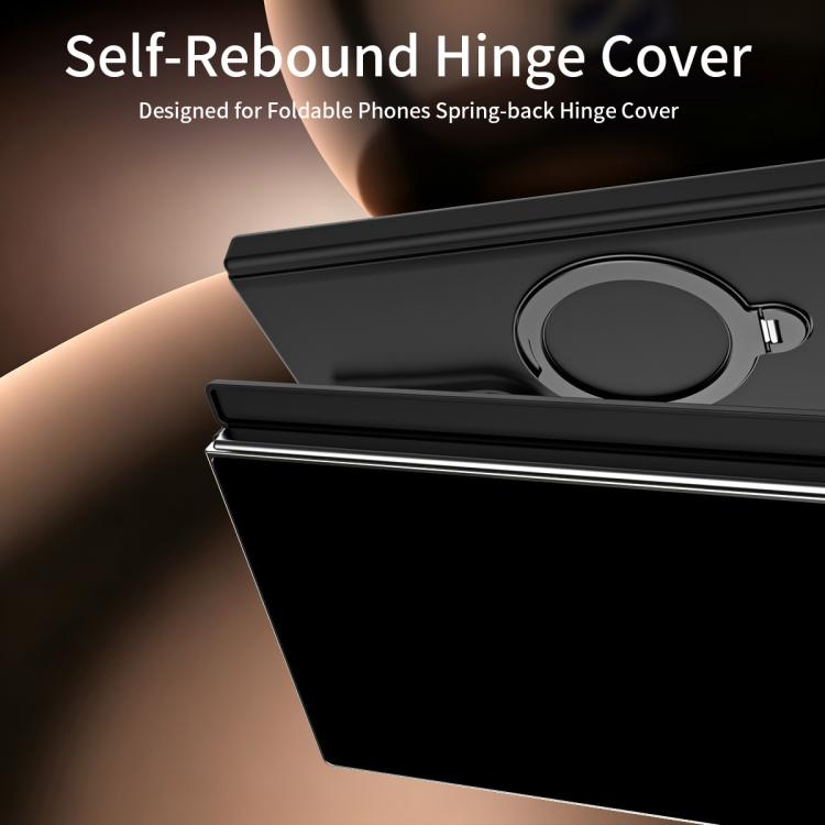 Jihe Magnetic Ring Holder Foldable Integrated Film Phone Case, For Galaxy Z Fold8 5G, For Galaxy Z Fold8 Ultra 5G, For Galaxy Z Fold7, For Galaxy Z Fold6, For Galaxy Z Fold5, For Galaxy Z Fold4