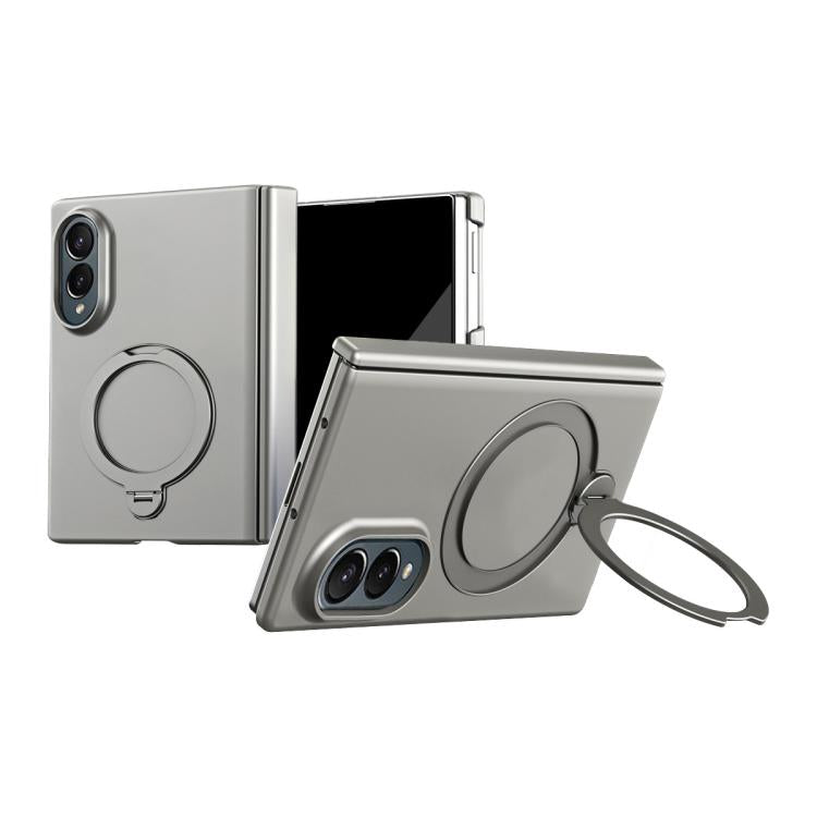 Jihe Magnetic Ring Holder Foldable Integrated Film Phone Case, For Galaxy Z Fold8 5G, For Galaxy Z Fold8 Ultra 5G, For Galaxy Z Fold7, For Galaxy Z Fold6, For Galaxy Z Fold5, For Galaxy Z Fold4