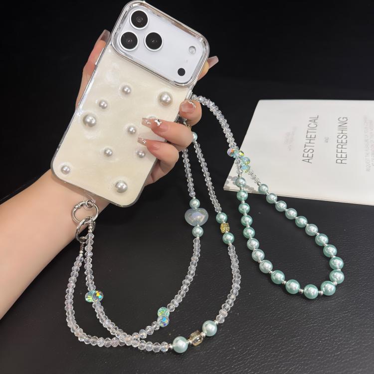 Mint Star Frappé Crossbody Crystal Chain, Black, Blue, Purple
