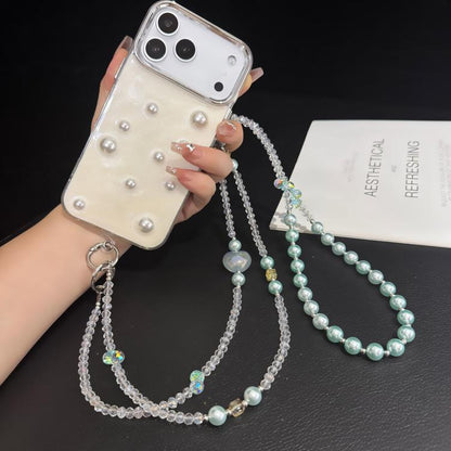 Mint Star Frappé Crossbody Crystal Chain, Black, Blue, Purple