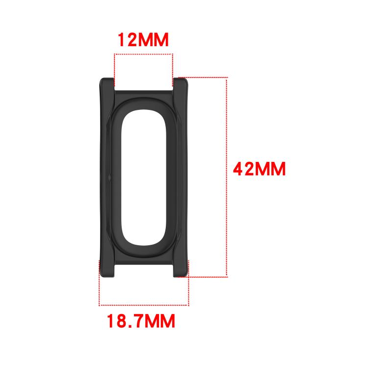 12mm Spring Ear Style Bracelet Watch Frame PC Watch Protective Case, For Google Fitbit Air
