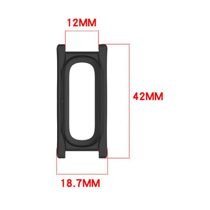 12mm Spring Ear Style Bracelet Watch Frame PC Watch Protective Case, For Google Fitbit Air