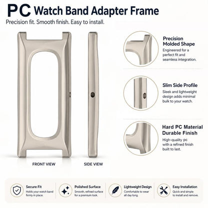 12mm Spring Ear Style Bracelet Watch Frame PC Watch Protective Case, For Google Fitbit Air